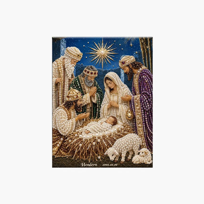 💎Nativity Scene Diamond Painting Kit | Jesus Christ Christmas Faith Art Decor