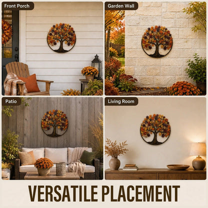 🍂Metal Autumn Tree Metal Wall Art