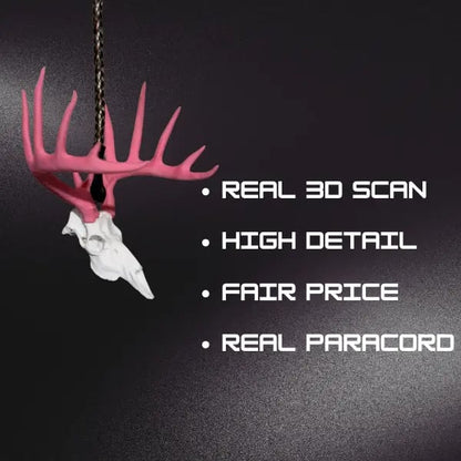 🦌Whitetail Deer Skull Mirror Hanger