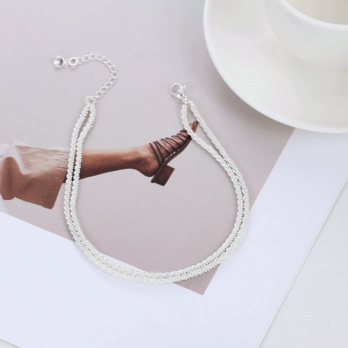 🔥Dainty Layered Anklet For Women🎉