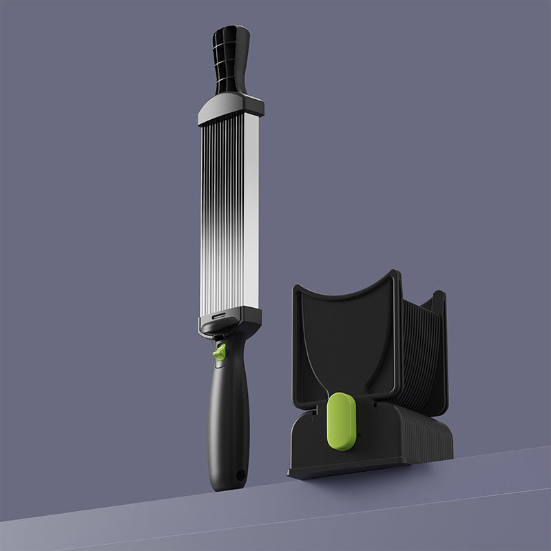 Köttskivare för färskt rått kött, justerbar tjocklek 2 eller 4 mm, 17-i-1 köttkniv i rostfritt stål kökskniv