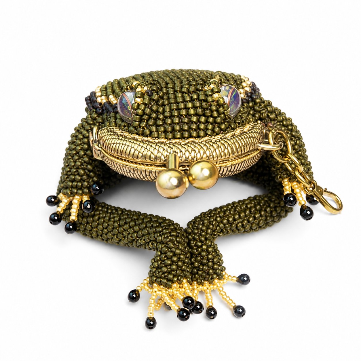 🐸Charming hand-knitted frog coin purse