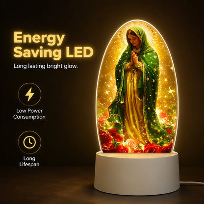 🕯️Our Lady of Guadalupe Acrylic Night Light