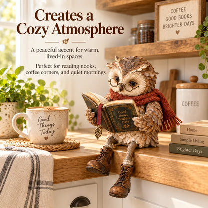 🦉Reading Owl Figurine📚