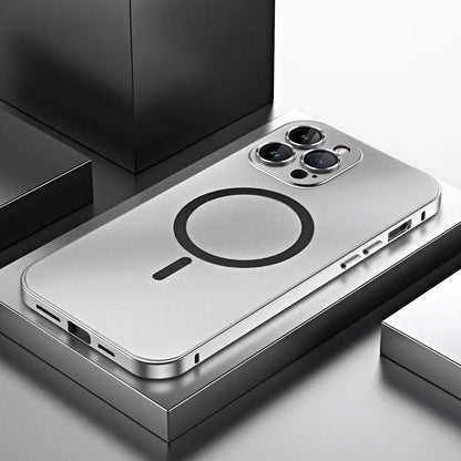Magnetiskt metallfodral med snäppfunktion för iPhone
