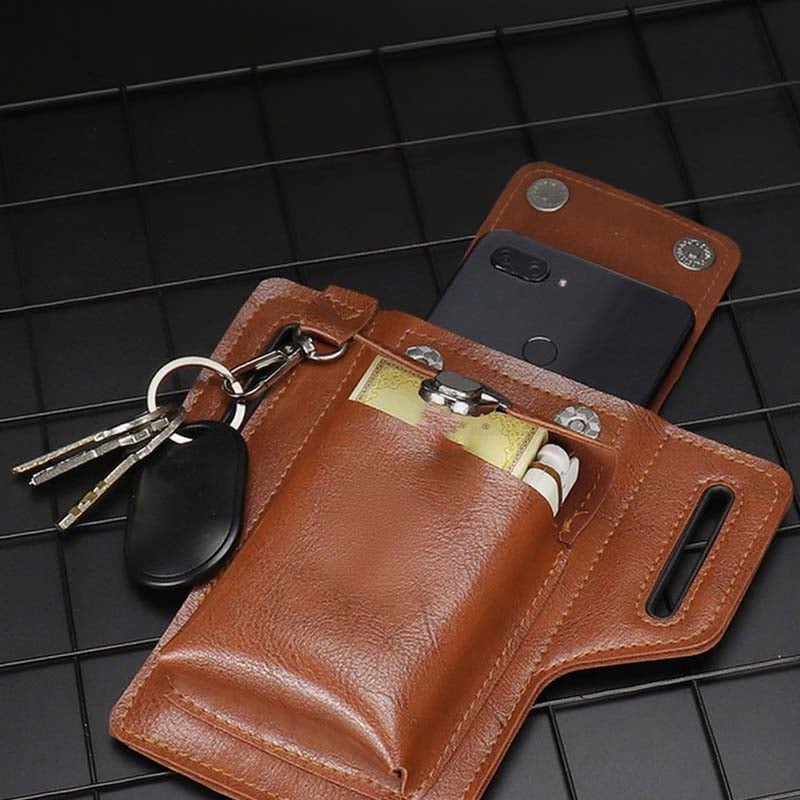 Men's Magnetic Double-Fastening Waterproof Waist Bag