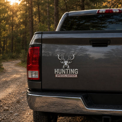 🦌 Premium 3D Deer Emblem Sticker – Upgrade Your Vehicle With Outdoor Style