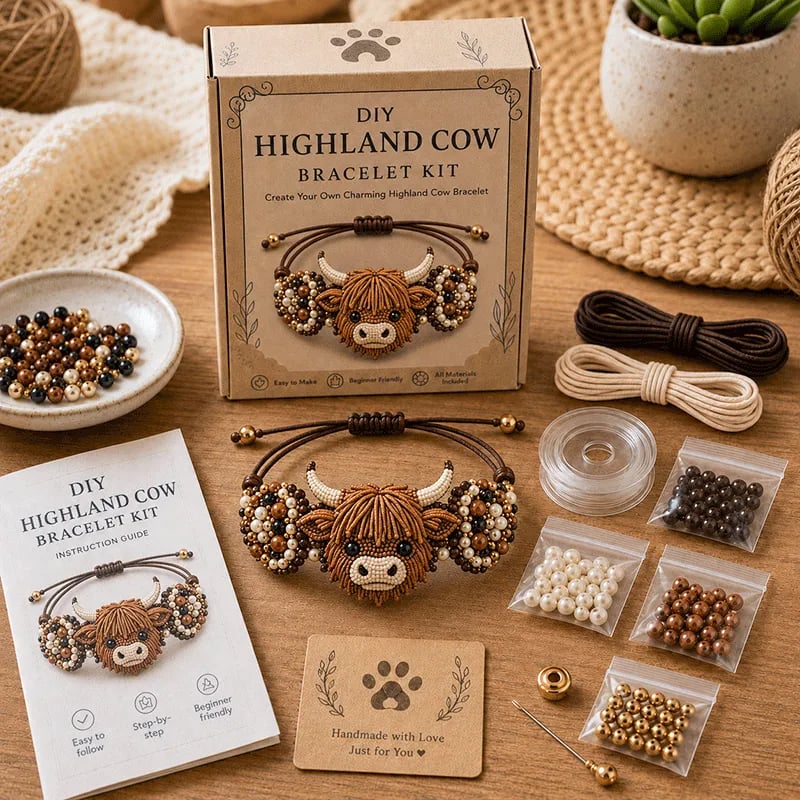🐙DIY Beaded Bracelet Making Kit🔥