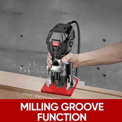 🔧3-in-1 Router Milling Groove Bracket – Adjustable, Inch/cm Scales, Modular Design 🛠️