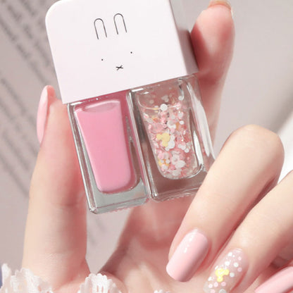 Avtagbart, bakningsfritt, snabbtorkande, långtidsverkande nagellack