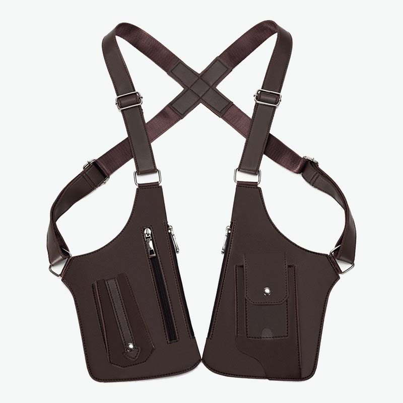 Retro ryggsäck med axelremsväska