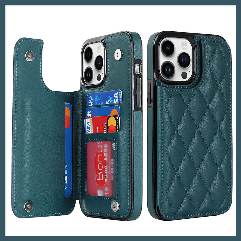 Mobiltelefonfodral Med Kortplats I Läder