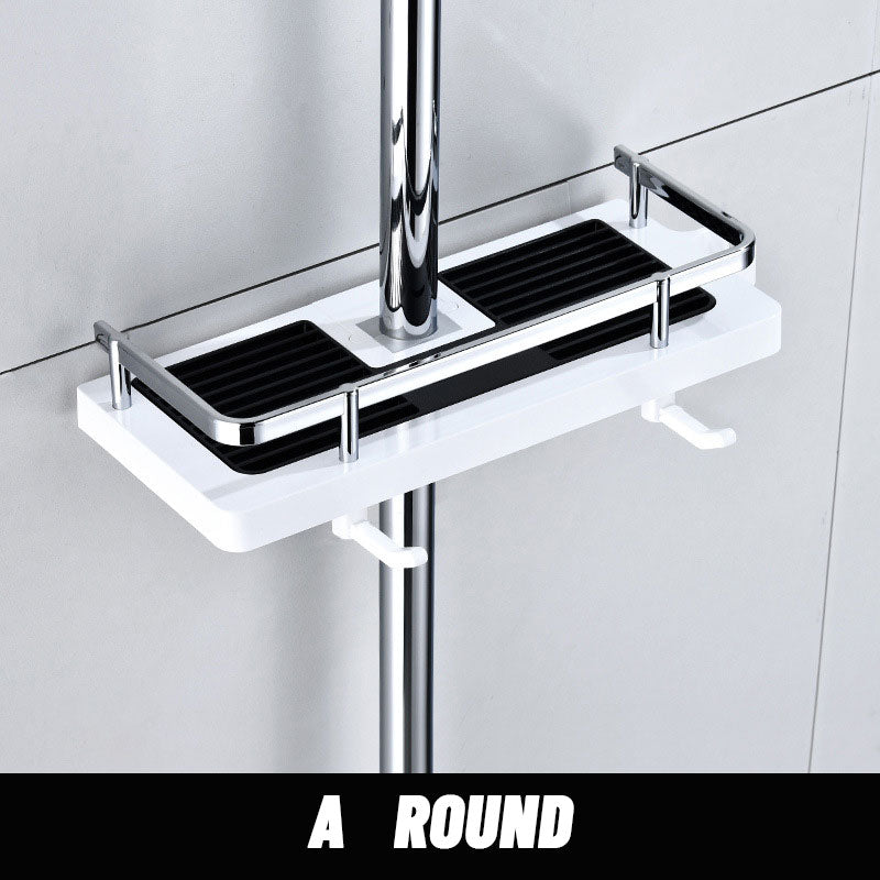 Hållare för stansfri bricka för badrum