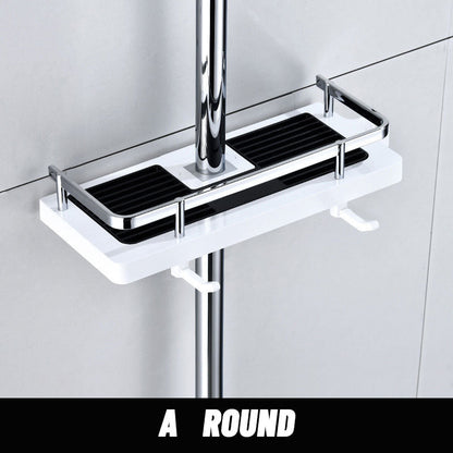 Hållare för stansfri bricka för badrum
