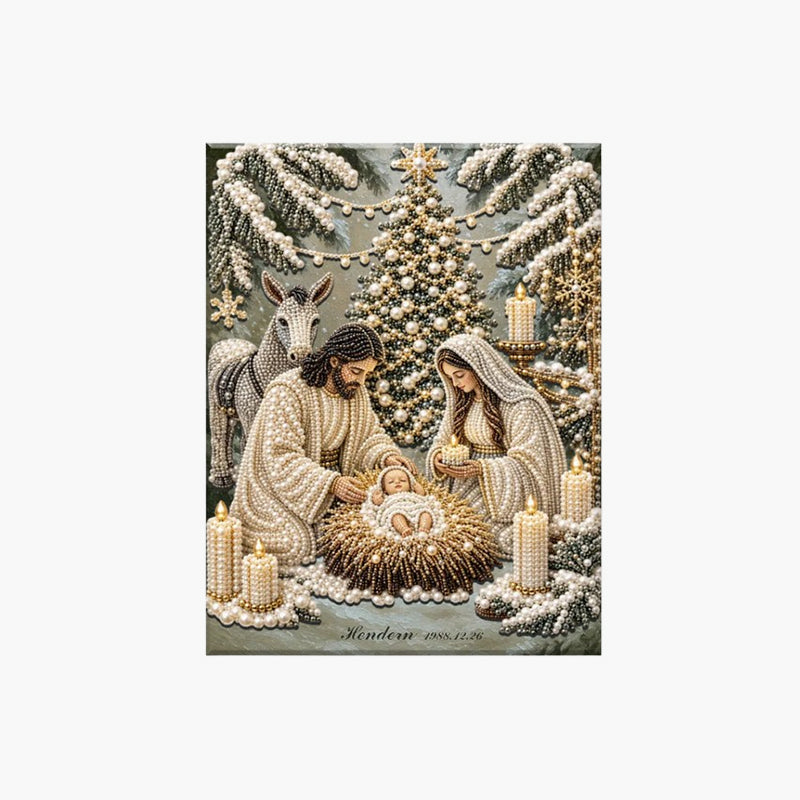 💎Nativity Scene Diamond Painting Kit | Jesus Christ Christmas Faith Art Decor