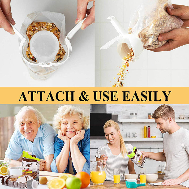 Clips för matpåsar av plast (4 st)