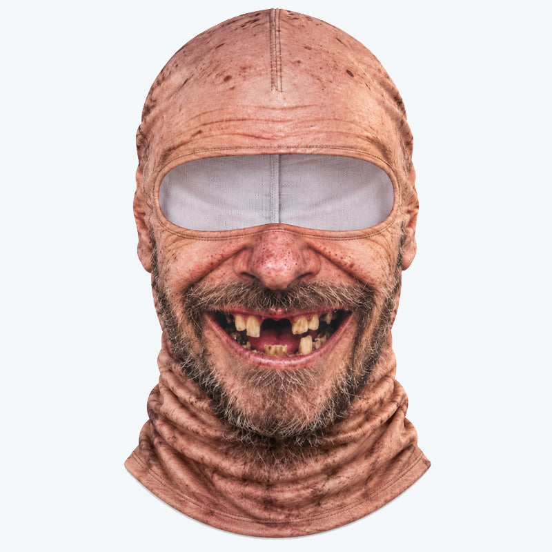 😂Funny Realistic Face Ski Mask – Hilarious Winter Party Gear for Outdoor Groups