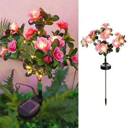 Solar Azalea Garden Stake Light