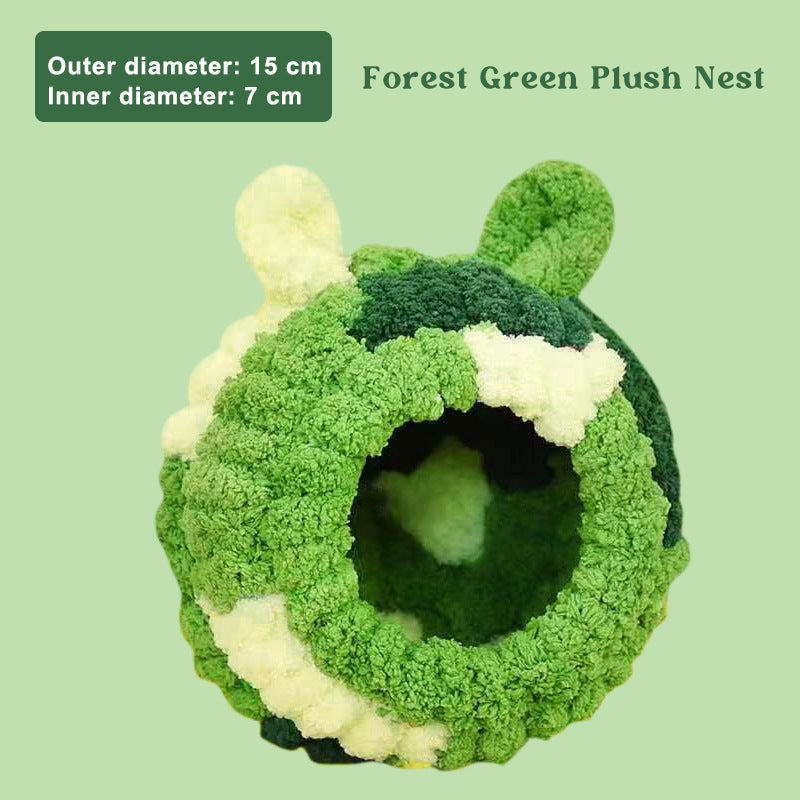 Fågelbon för värme på vinter