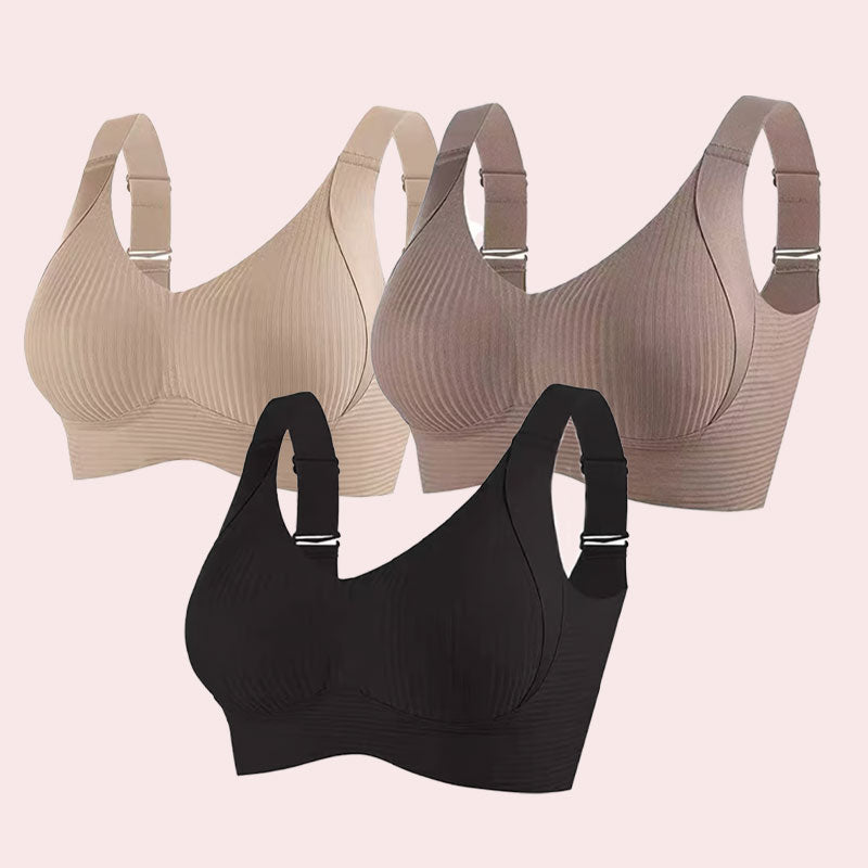 Last day: buy 1, get 3 packages 🔥 Super supportive bra | Wireless push-up bra 👍 No more sagging breast