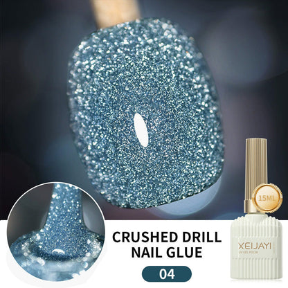 Glitternagellack med hög densitet