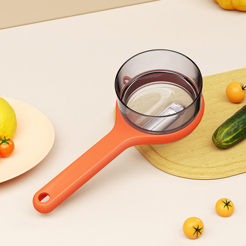 Schäler mit Eimerspeicher/Peeler with bucket storage