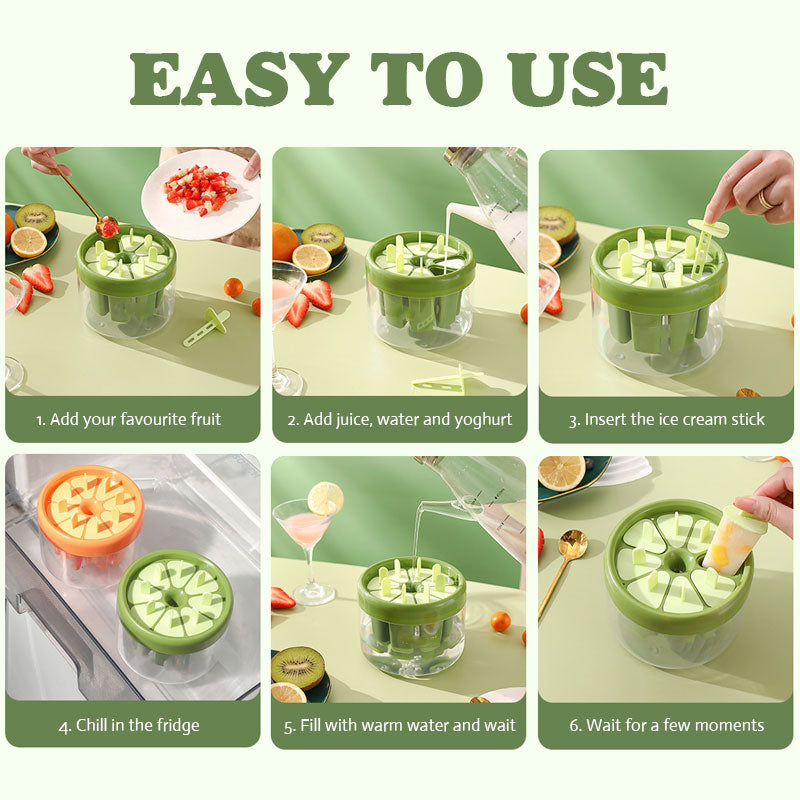 Glassform för popsicle