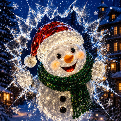 🎅Crystal Santa Claus Window Decoration