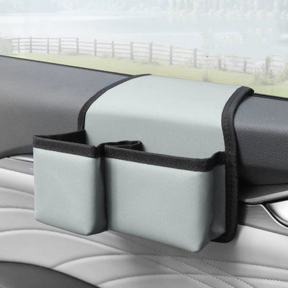 Car Side Door Storage Bag, Multi-functional Phone Key Holder, Foldable Cup Holder, Car Window Hanging Pouch