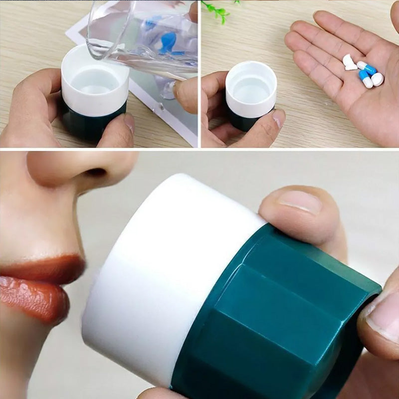 💊 Multifunktionell tablettdelare & krossare | Enkel att ta medicin, omtänksam vård 💊