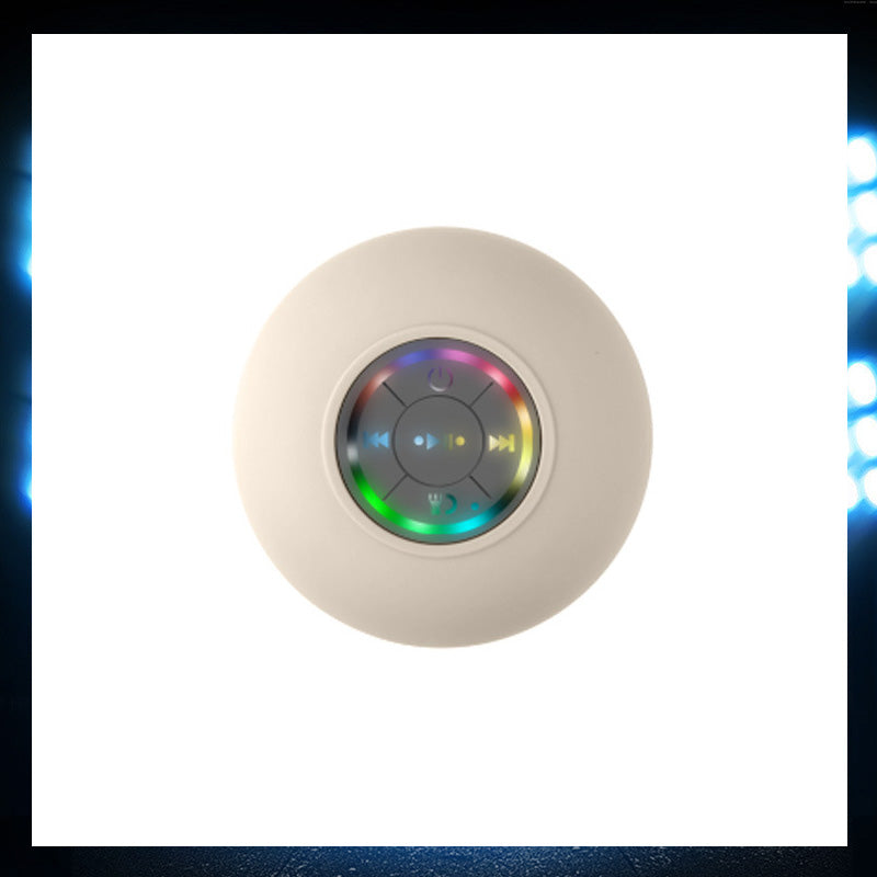 Stor Sugkopp LED-Ljus Vattentät Bluetooth-Högtalare