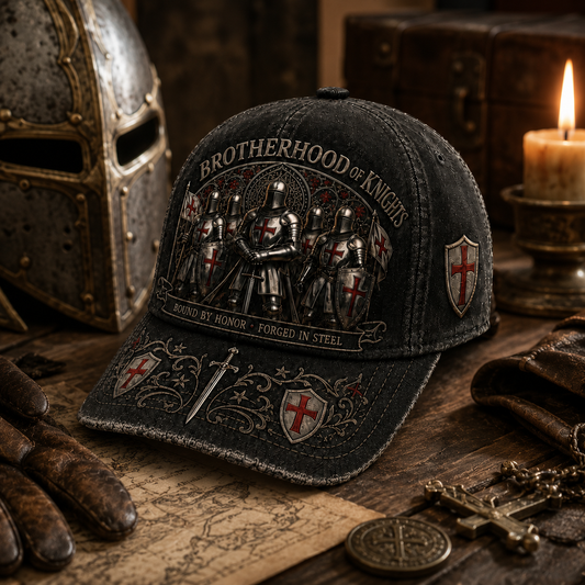 ⚔️Templar cap - Bound by honour, forged in steel 🛡️