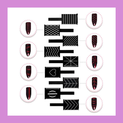 🌟[Nail Art Cat Eye Magnet Multifunctional Powerful Magnetic Strip Set] - Lås upp nya sätt att spela kreativ manikyr✨