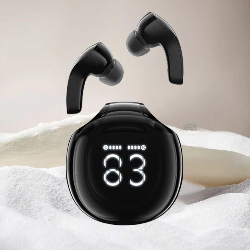 Bluetooth-headset i örat med lång livslängd och digital display