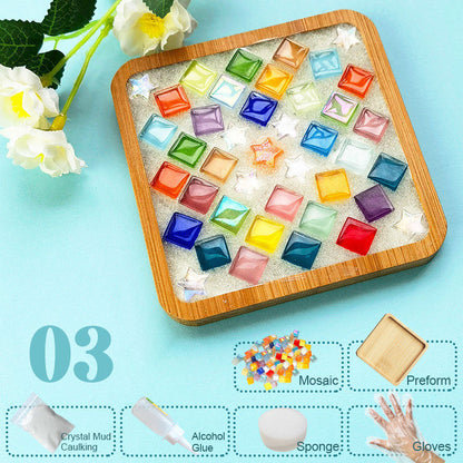 Diy Handgjorda Glasunderlägg