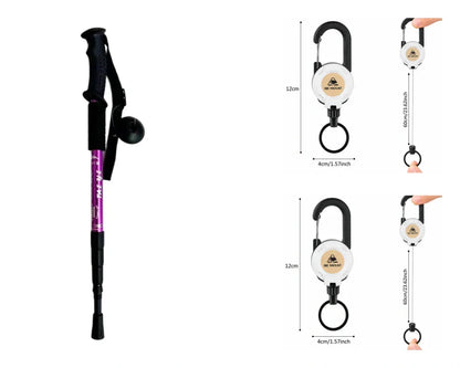 ⛰️Adjustable Aluminum Alloy Trekking Pole