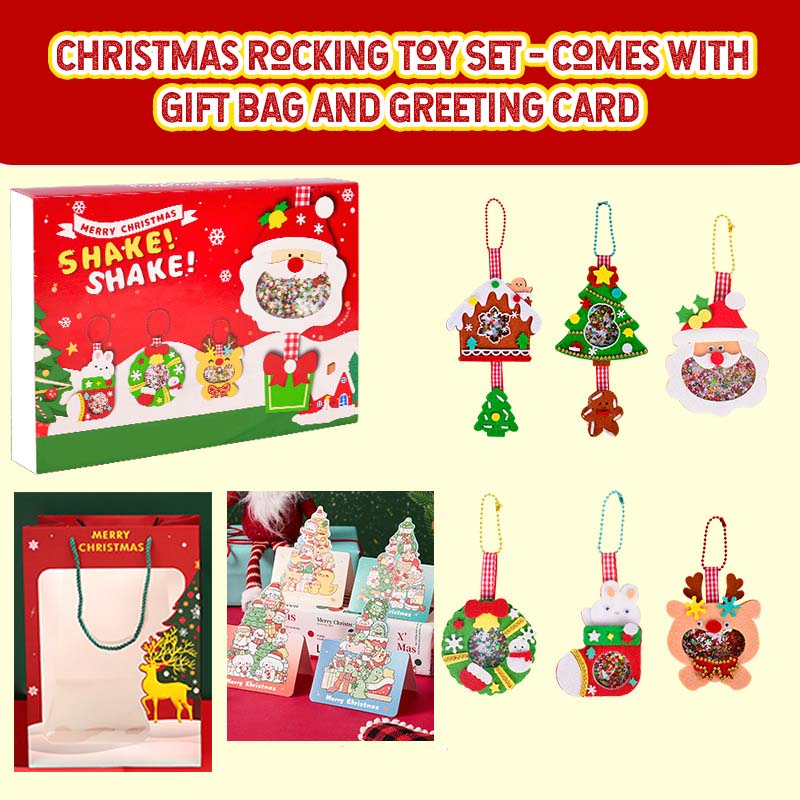 Julhängande Gunghäst I Filt