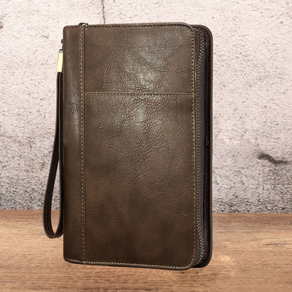 🏆 Bärbar cigarrlåda med vintage-motiv och litchimönster