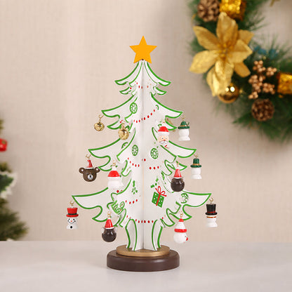 🎄 DIY Wooden Christmas Tree Ornament
