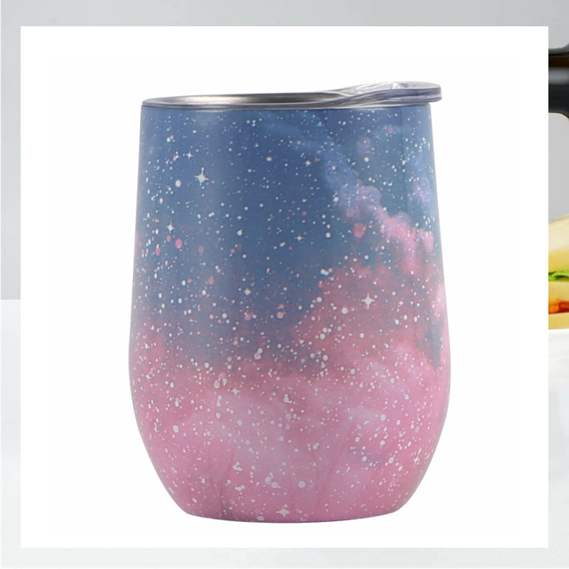 Creative Eggshell Cup - 12oz Stainless Steel Wine Cup