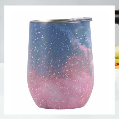 Creative Eggshell Cup - 12oz Stainless Steel Wine Cup