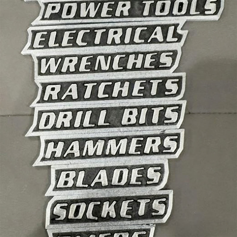 🔧✨ Magnetiska Verktygslåds Etiketter🔧📚