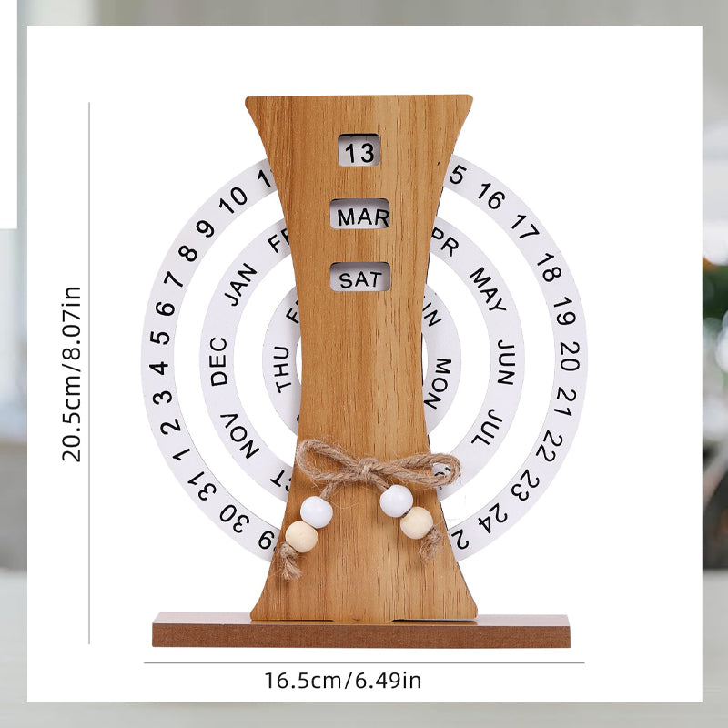 Kreativ kalender av trä
