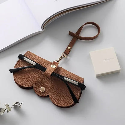 Soft PU leather glasses case 👓️