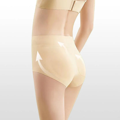 Sömlösa damtrosor med issilke för rumplyft och uttagbara kuddar