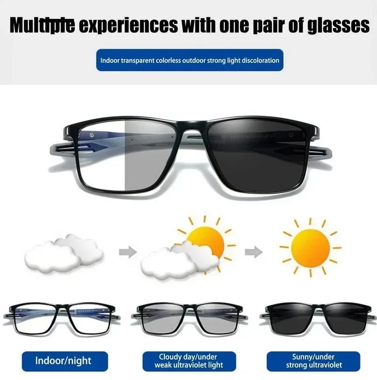 🔥Clearance Sale - Multifocal Glasses [Adaptive Technology] —No more switching!