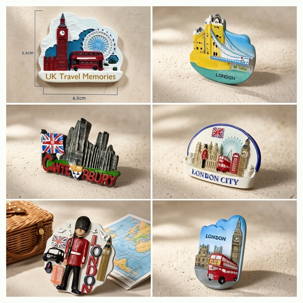 💖3D fridge magnets – travel souvenirs
