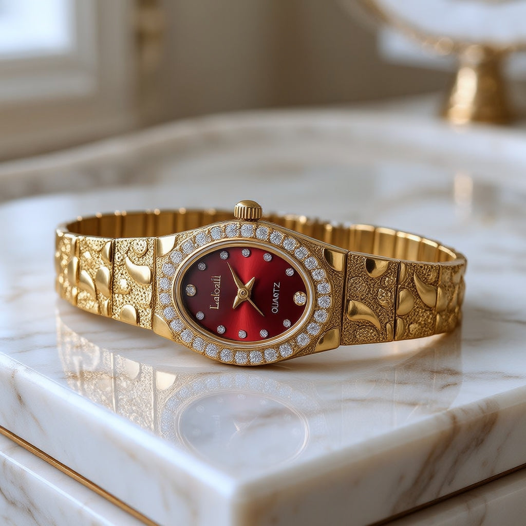 Women's Elegant Oval Quartz Watch