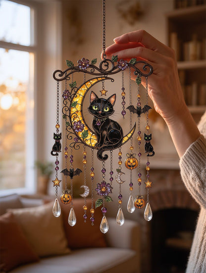 ✨🎃Cast Rainbow Light with Gothic Halloween Wind Chimes!