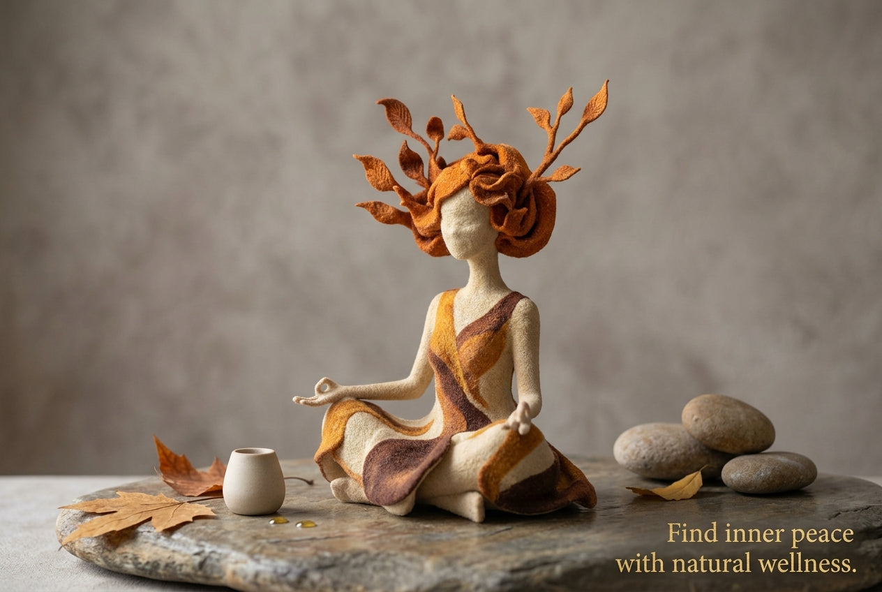🔥🌿 Unique Meditative Nature Goddess Sculpture